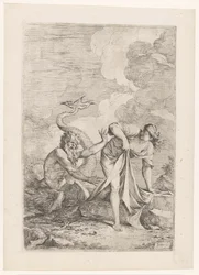 Scylla pakenee Glaucusta