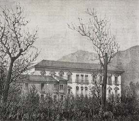 College of Avellino, Campania, Italia, Salvatore Puglian litografia Poliorama Pittorescosta, n:o 2, 20. elokuuta