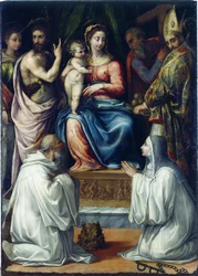 Neitsyt pyhien Kristiina Bolsenilaisen, Johannes Kastajan, Filippuksen, Nikolauksen…, 1540 kanssa.