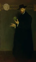 Galileo Chinin (1873-1956) muotokuva (öljy kankaalle)