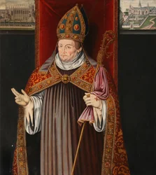 William of Wykeham (öljy paneelissa)
