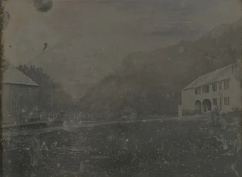 Nimetön talo ja navetta, 1841.