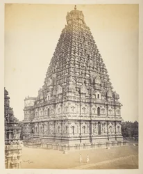 Suuri pagodi, Tanjore, valleilta