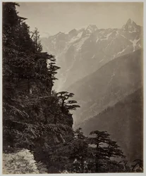Nimetön [rinne ja vuoret], c. 1865.