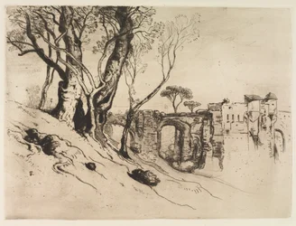 Rivieran oliivipuut, n. 1875.