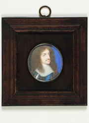 Kaarle II (akvarelli vellum)