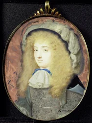 Frances Teresa Stuartin (1647-1702), Richmondin ja Lennoxin herttuattaren, muotokuva miehen asussa