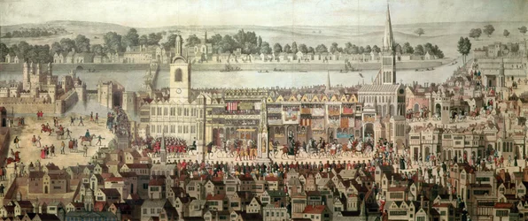Kuningas Edvard VI:n kruunajaiskulkue vuonna 1547