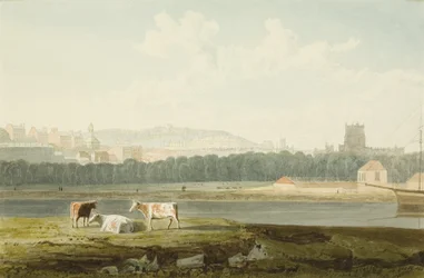 Näkymä kelluvaan satamaan, jossa St George