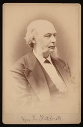 John T. Mitchellin muotokuva, vuosien 1876 ja 1880 välillä.