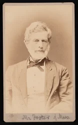 Muotokuva herra Fosterista Massachusettsista, vuosina 1876–1880.