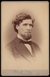 Pastori Howen muotokuva vuosina 1876-1880.