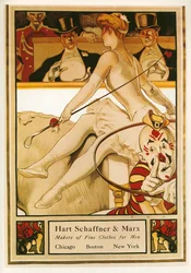 Samuel Nelson Abbott: Hart ja Marx, hienojen miestenvaatteiden valmistaja. USA ... (litografia)