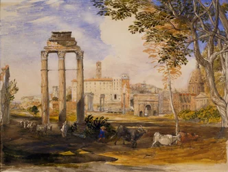 Forum, Rooma, 1837