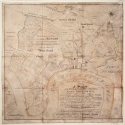Selvitys East Greenwichin kuninkaallisesta herruudesta tai kartanosta".