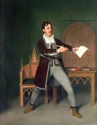 Charles Farley (1771-1859) Franciscon roolissa Thomas Holcroftin "Tarina mysteeristä" Covent Garden Theatressa, 1802