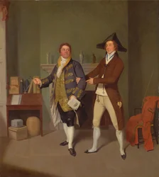 John Quick ja John Fawcett Thomas Moretonin teoksessa "The Way to Get Married"