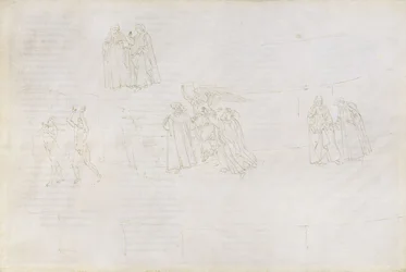Kuvitus Dante Alighieri Purgatorio 17, 1480-1490 jumalalliseen komediaan
