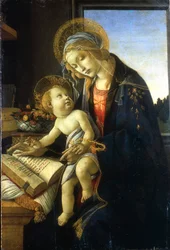 Kirjan Madonna ja lapsi Madonna, 1483.
