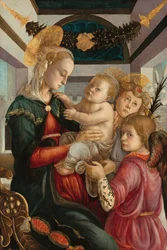 Madonna ja lapsi enkelien kanssa, 14651470.