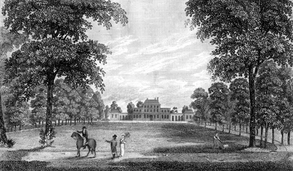 Ember Court, lähellä Thames Dittonia, Surreyssa, Englannissa, 1808.