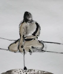 Luonnos samurai-meditaatiosta