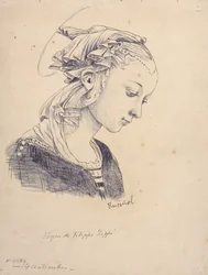 Rintakuva Filippo Lippin elokuvasta Madonna enkelien kanssa