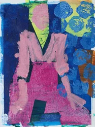 Elle #2, 2020 (akryyli paperille)