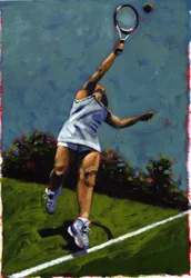 Urheilija, 2009 (akryyli)