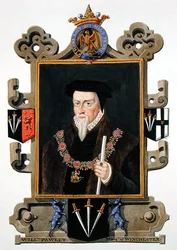 Muotokuva Sir William Pauletista (n.1485-1572) Winchesterin markiisista vuonna 1825 julkaistusta teoksesta 
