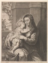 Maria lapsen kanssa