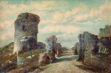 Aberystwythin linnan rauniot