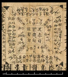 Almanakka AD 978, Dunhuang Mogao, Kiina, n. 978 (muste paperille)
