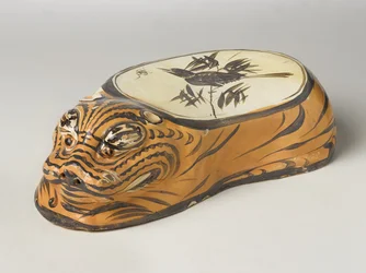 Cizhou Ware -tyyny tiikerin muodossa