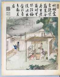 Silkin kehruu, kuvitus Yu Tche Keng Tche T