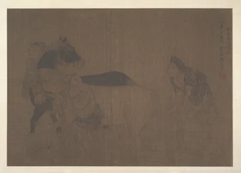 Hevosen pesu (albumilehti; muste silkille)