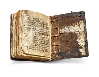 Codex Sinaiticus Rescriptus, 5.-7. vuosisadan loppupuoli vuoteen 979 jKr. (muste pergamentilla).