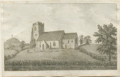 Linnakirkko - Kirkko: kaiverrus ja [?1700-luku] (painettu)
