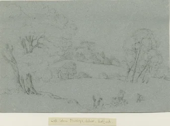 Castle Church - Stafford Castle: lyijykynäpiirros, nd [1800-luvulla] (piirustus)