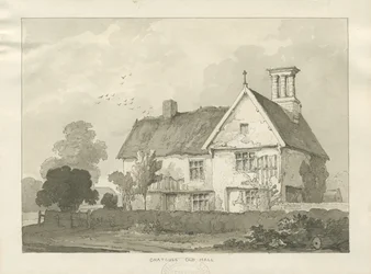 Chatcull Old Hall: kynä- ja pesupiirustus