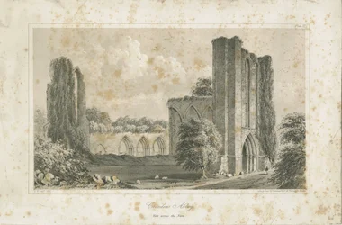 Croxden Abbey: litografia