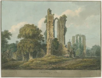 Croxden Abbey: vesivärimaalaus