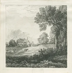 Eccleshall - Biana Hall: kynä- ja mustepiirustus, nd [c 1830] (piirustus)