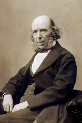 Herbert Spencer, c. 1890 (m/w valokuva)