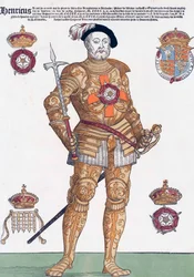 Englannin kuningas Henrik VIII (painettu)