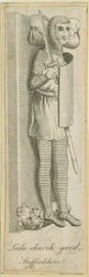 Leek Churchyard - Knight: kaiverrus ja [?1700-luku] (tulostus)
