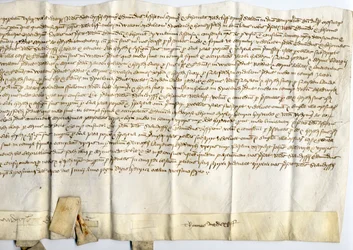 Keskiaikaiset teot (muste paperille)