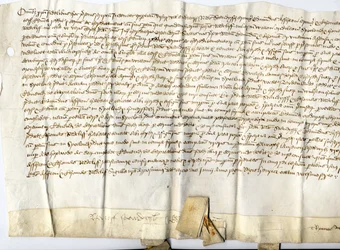 Keskiaikaiset teot (muste paperille)