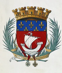 Pariisin Blazon "heittää ja uppoaa"