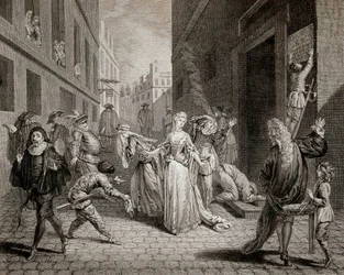 Terror (1793-1794): italialaisia koomikkoja (tulkivat Commedia dell